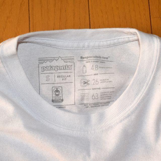 patagonia(パタゴニア)の国内正規品 美品 パタゴニア P-6ロゴ 長袖ロングスリーブＴシャツ S M メンズのトップス(Tシャツ/カットソー(七分/長袖))の商品写真