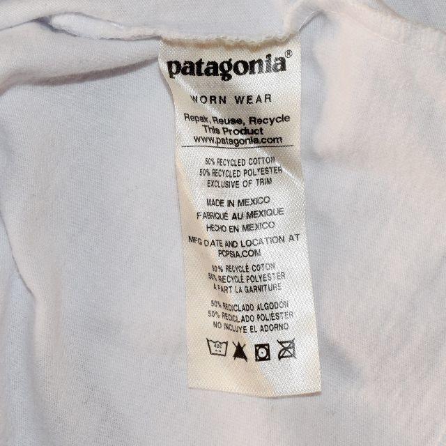 patagonia(パタゴニア)の国内正規品 美品 パタゴニア P-6ロゴ 長袖ロングスリーブＴシャツ S M メンズのトップス(Tシャツ/カットソー(七分/長袖))の商品写真