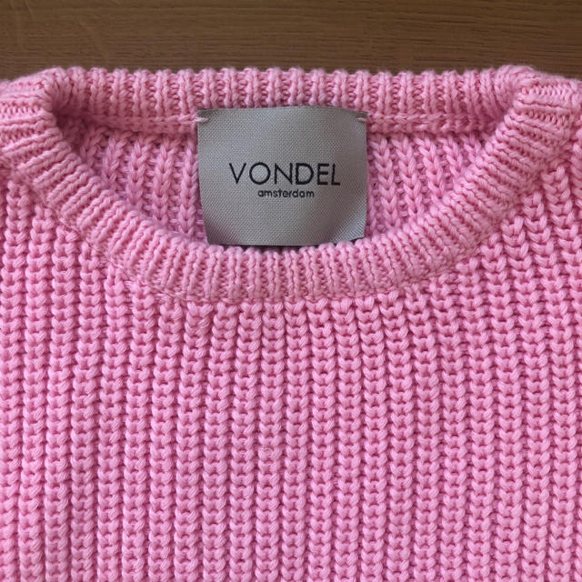 新品未使用品 VONDEL（フォンデル）コットンニット ピンクレディース