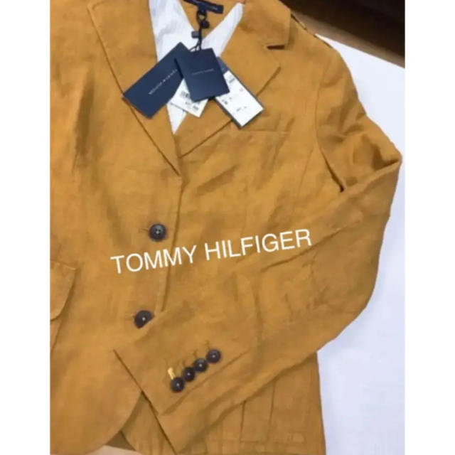 TOMMY HILFIGER(トミーヒルフィガー)のtommy hilfiger マスタード ジャケット レディースのジャケット/アウター(テーラードジャケット)の商品写真