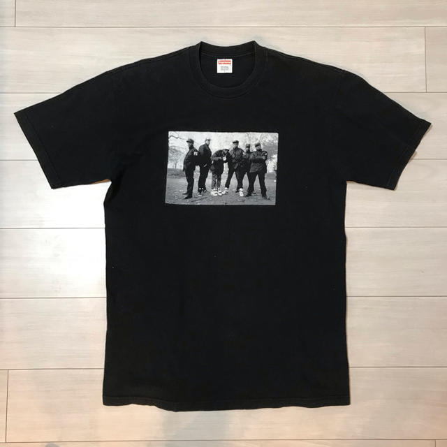 supreme public enemy tee black