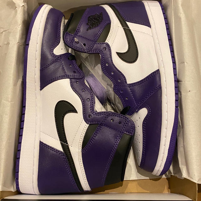 NIKE(ナイキ)のNIKE air jordan 1 court purple 26.5cm メンズの靴/シューズ(スニーカー)の商品写真