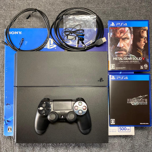 PS4 CUH-1200A FF7リメイク メタルギア5 ソフト2本セット