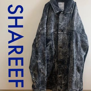 シャリーフ(SHAREEF)のShareef シャリーフ ビッグデニムジャケット ブラック(Gジャン/デニムジャケット)