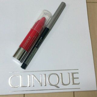 クリニーク(CLINIQUE)のリップカラー、アイライナー(口紅)