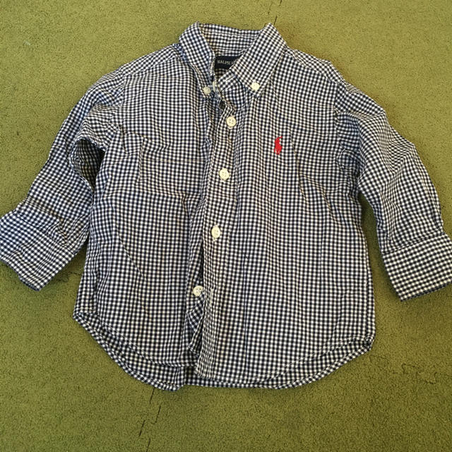 POLO RALPH LAUREN(ポロラルフローレン)のラルフローレン　ギンガムチェックシャツ キッズ/ベビー/マタニティのベビー服(~85cm)(シャツ/カットソー)の商品写真