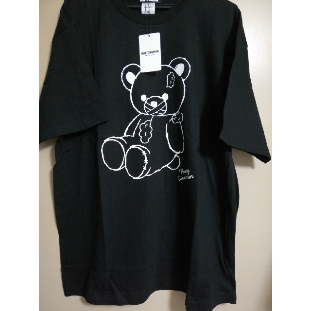 Honey Cinnamon(ハニーシナモン)のハニーシナモン　T シャツブラック レディースのトップス(Tシャツ(半袖/袖なし))の商品写真