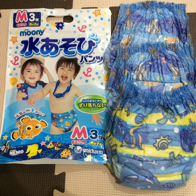 水遊びパンツ Ｍサイズ 男の子用 キッズ/ベビー/マタニティのキッズ/ベビー/マタニティ その他(その他)の商品写真