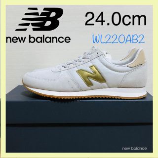 ニューバランス(New Balance)の【新品未使用】ニューバランス スニーカー　WL220AB2(24.0cm)(スニーカー)