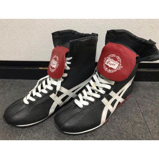 オニツカタイガー(Onitsuka Tiger)の★Onitsuka Tiger ブラック　※傷や汚れ、割れあり★(スニーカー)