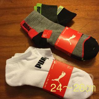 プーマ(PUMA)のプーマ ソックス メンズ サイズ 24〜26㎝ 6足セット(ソックス)