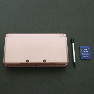 ニンテンドー3DS(ニンテンドー3DS)のニンテンドー3DS ミスティピンク #40(携帯用ゲーム機本体)