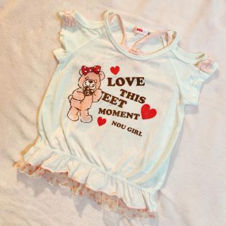 ベベ(BeBe)のnou キャミ トップス SET くまちゃん 100(Tシャツ/カットソー)