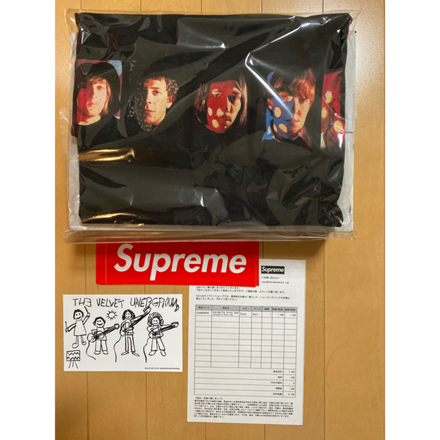 Supreme(シュプリーム)のシュプリーム　The Velvet Underground Nico Tee黒S メンズのトップス(Tシャツ/カットソー(半袖/袖なし))の商品写真