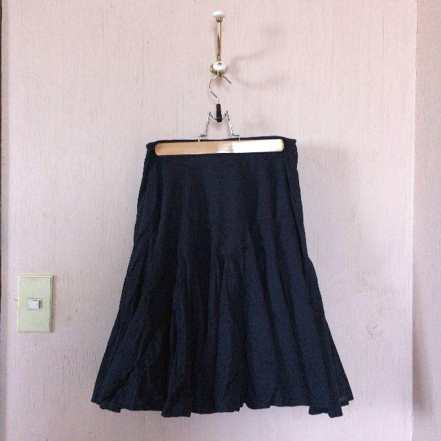 KEITA MARUYAMA TOKYO PARIS(ケイタマルヤマ)のKEITA MARUYAMA TOKYO PARIS プリーツスカート ネイビー レディースのスカート(ひざ丈スカート)の商品写真