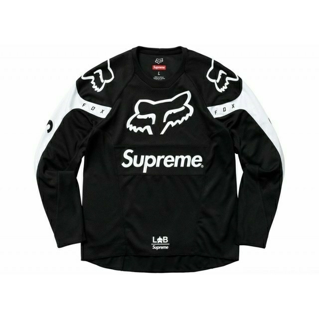 Supreme Fox Racing Moto Jersey Top Black