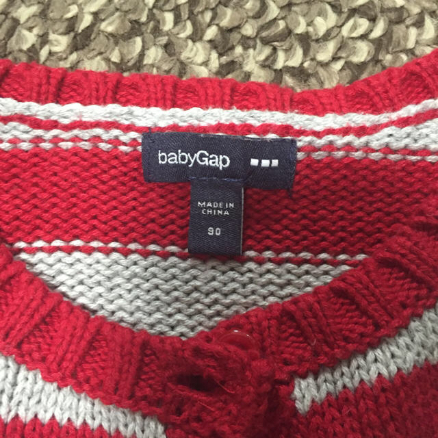 babyGAP(ベビーギャップ)のgapカーデガン キッズ/ベビー/マタニティのキッズ服女の子用(90cm~)(カーディガン)の商品写真