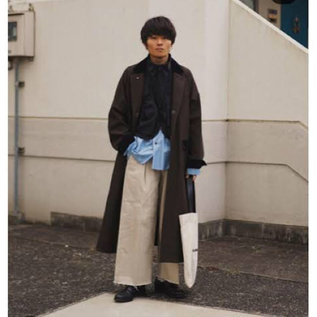 SUNSEA(サンシー)の【saby サバイ】HEVY OZ TUCK BAGGY / BLACK メンズのパンツ(デニム/ジーンズ)の商品写真