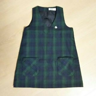 【☆美品☆】POLO タータンチェックワンピース(95cm)(ワンピース)