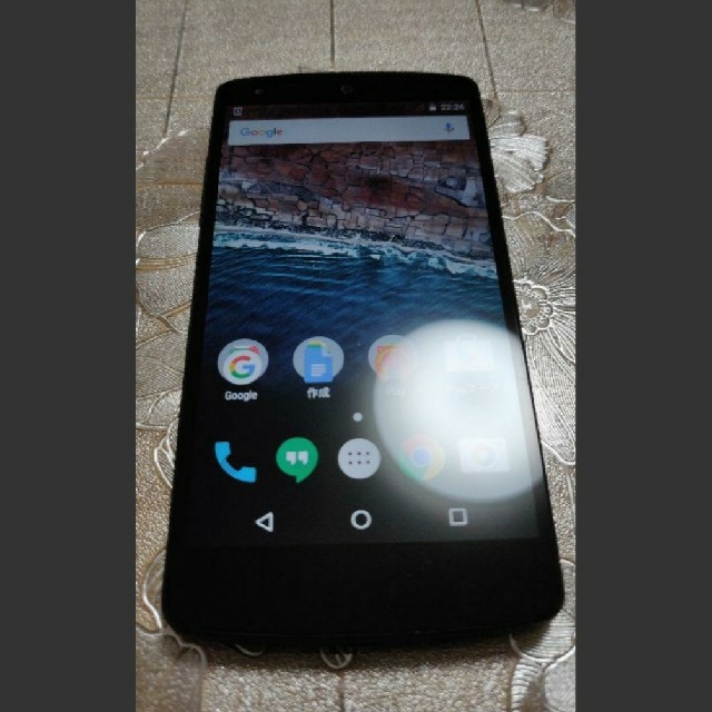 ANDROID(アンドロイド)のNEXUS5 simフリー 本体のみ スマホ/家電/カメラのスマートフォン/携帯電話(スマートフォン本体)の商品写真