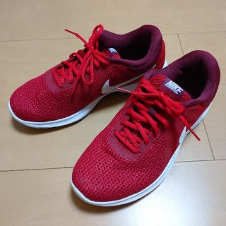 ナイキ(NIKE)のナイキ エボリューション4 レッド 27.5cm スニーカー  美品(スニーカー)