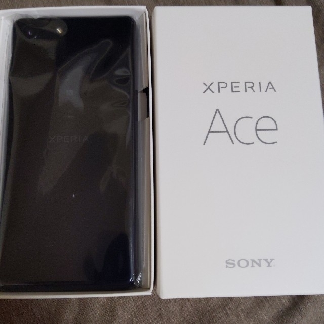 【値下げ】新品　Sony Xperia Ace　ブラック　動作確認済み