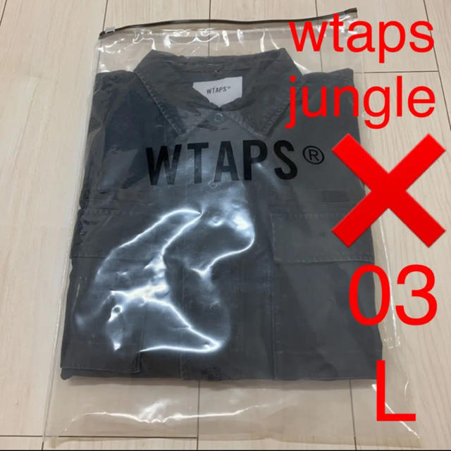 BLACK L 20SS WTAPS JUNGLE LS 01 / SHIRT