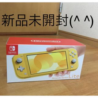 ニンテンドースイッチ(Nintendo Switch)のNintendo Switch  Lite イエロー　新品未使用(携帯用ゲーム機本体)