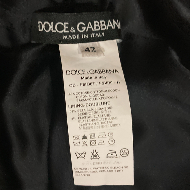 DOLCE&GABBANA(ドルチェアンドガッバーナ)のドルチェアンドガッバーナ ワンピース 42 レディースのワンピース(ひざ丈ワンピース)の商品写真
