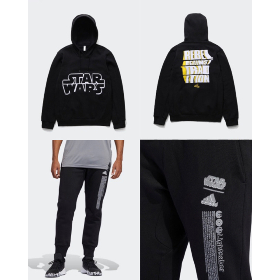 adidas(アディダス)の[新品] アディダス スター ウォーズ メンズ セットアップ (裏起毛) メンズのスーツ(セットアップ)の商品写真