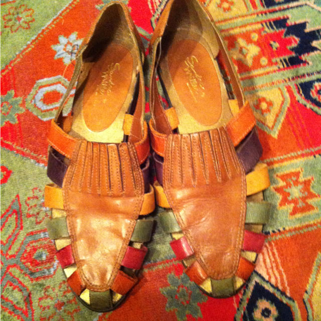 ヴィンテージ靴♡古着♡ レディースの靴/シューズ(ローファー/革靴)の商品写真