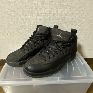 ナイキ(NIKE)のair jordan12 wool dark grey black nike(スニーカー)