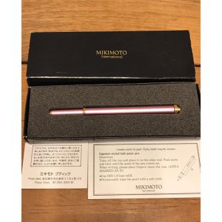 ミキモト(MIKIMOTO)の新品未使用　MIKIMMTO ボールペン　ミキモト　真珠付きボールペン(ペン/マーカー)