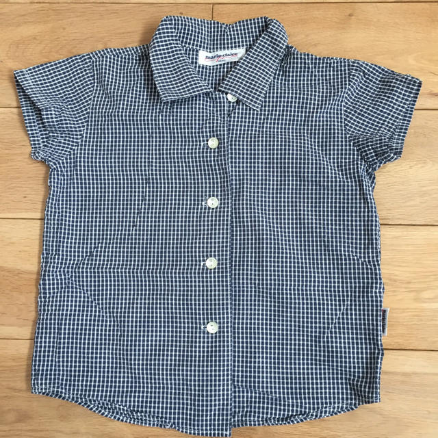 Marie Claire(マリクレール)のマリクレール ボタンシャツ〈110〉 キッズ/ベビー/マタニティのキッズ服女の子用(90cm~)(Tシャツ/カットソー)の商品写真