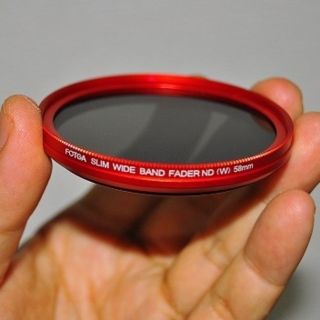 58mm クールなレッド　FOTGA 可変NDフィルター 新品(フィルター)