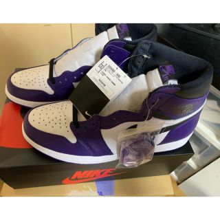 ナイキ(NIKE)のNike air jordan 1 court purple Aj1  28.5(スニーカー)