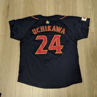 フクオカソフトバンクホークス(福岡ソフトバンクホークス)のレプリカユニフォーム　WBC 内川聖一選手(応援グッズ)