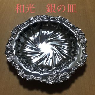 値下げ❗️和光 銀の皿 銀仕上げ 銀座和光 WAKOの通販 by 値下げ❗️和光 銀の皿 銀仕上げ 銀座和光 WAKOの通販 by