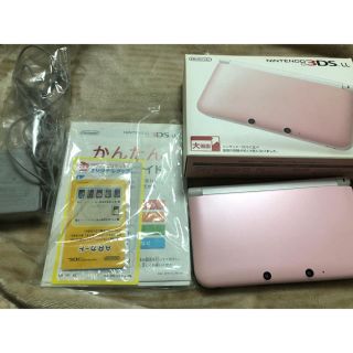 ニンテンドウ(任天堂)のNintendo 3DS  LL 本体ピンク/ホワイト(携帯用ゲーム機本体)
