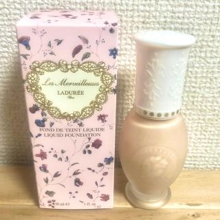 レメルヴェイユーズラデュレ(Les Merveilleuses LADUREE)の箱付き LADUREE リクイドファンデーション 10(ファンデーション)