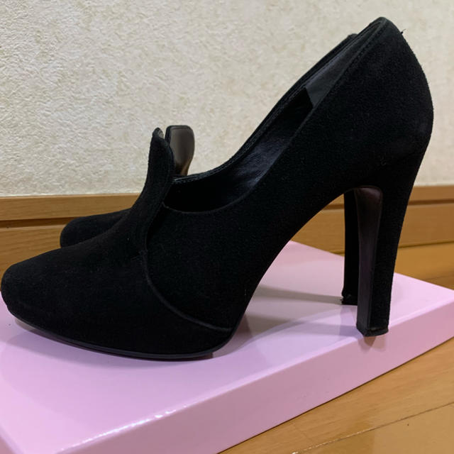DIANA(ダイアナ)のDIANAスエードブーティー👠ストーム付き10cmヒール レディースの靴/シューズ(ハイヒール/パンプス)の商品写真
