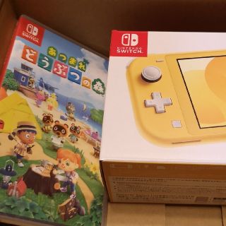 ニンテンドースイッチ(Nintendo Switch)のSwitch　Lite　イエロー　どうぶつの森　セット　新品未開封　　ライト(家庭用ゲーム機本体)