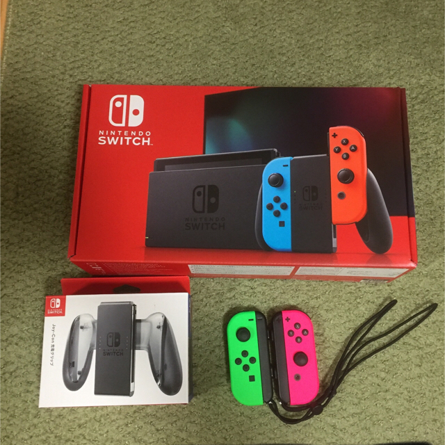 Nintendo Switch JOY-CON(L) ネオンブルー/(R) ネオ