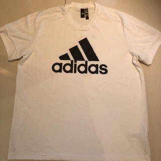 アディダス(adidas)のadidas 白Tシャツ(Tシャツ/カットソー(半袖/袖なし))
