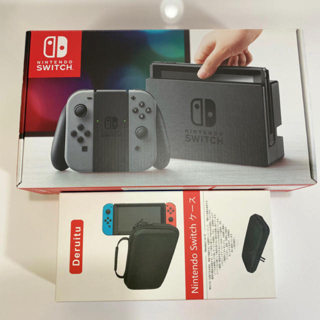 Nintendo Switch(ニンテンドースイッチ)のNintendo Switch Joy-Con (L) / (R) グレー　 エンタメ/ホビーのゲームソフト/ゲーム機本体(家庭用ゲーム機本体)の商品写真