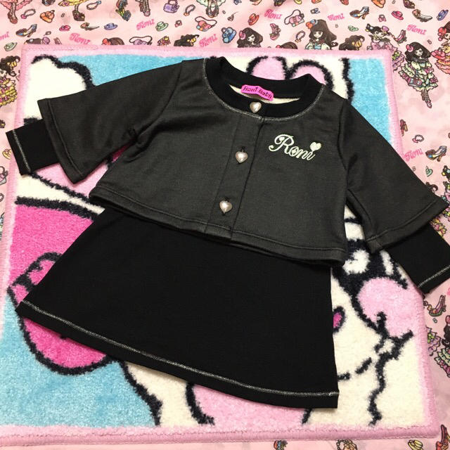 RONI(ロニィ)の新品★サンプルRONIbaby★2ピースセット★80 キッズ/ベビー/マタニティのベビー服(~85cm)(ワンピース)の商品写真