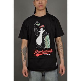 ロックスミス(ROCKSMITH)の新品 ROCKSMITH MONEY TEE/BLACK S(Tシャツ/カットソー(半袖/袖なし))