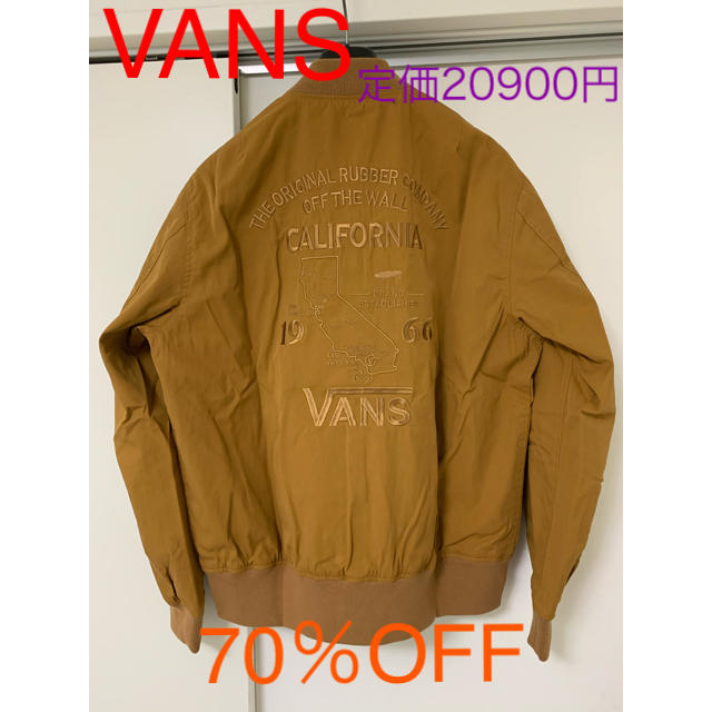 70%OFF　VANS MA-1バンズフライトジャケット新品定価20900円 M