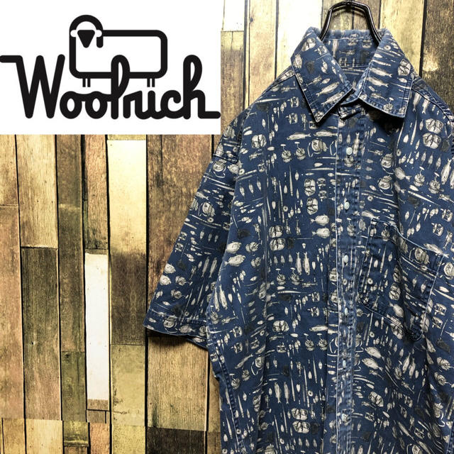 WOOLRICH(ウールリッチ)の【Mt.toki様】ウールリッチ☆メキシコ仕上げ半袖フィッシングツール総柄シャツ メンズのトップス(シャツ)の商品写真