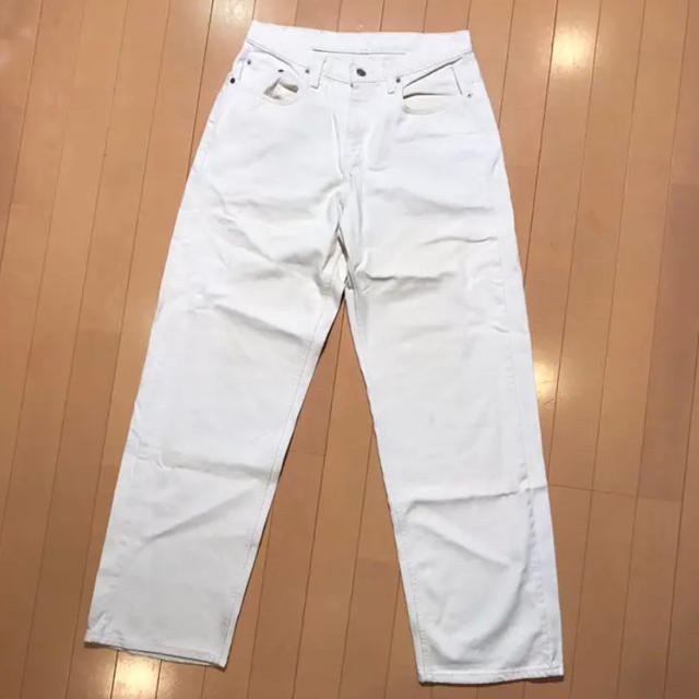 POLO RALPH LAUREN(ポロラルフローレン)の90s ヴィンテージ  polo jeans ポロジーンズ ホワイトデニムw30 メンズのパンツ(デニム/ジーンズ)の商品写真